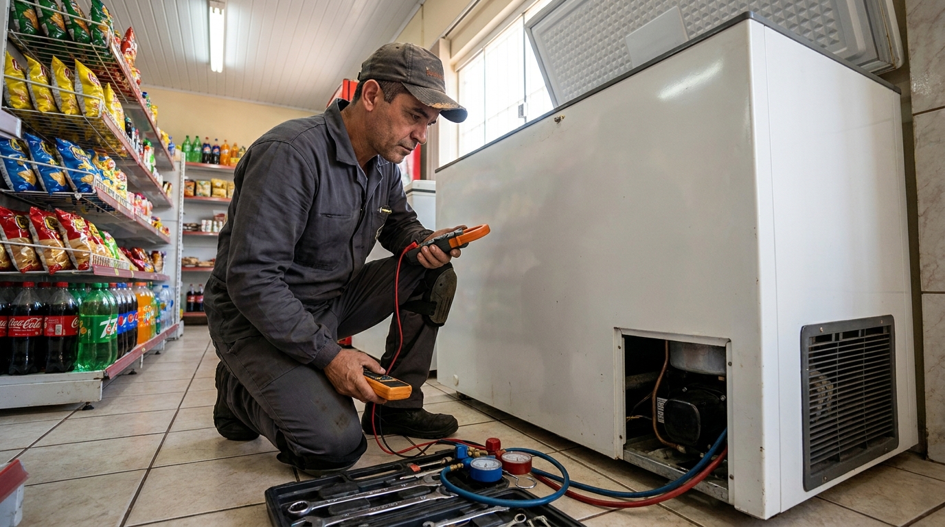 Conserto de placa eletrônica de freezer em Cuiabá‑MT